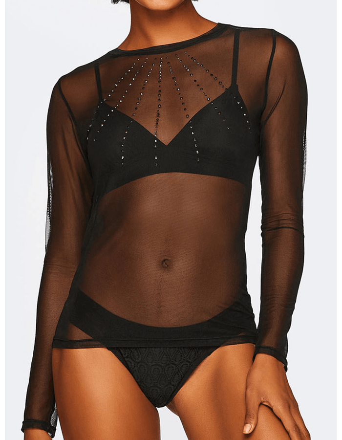 Shine Long-Sleeve Lounge Top