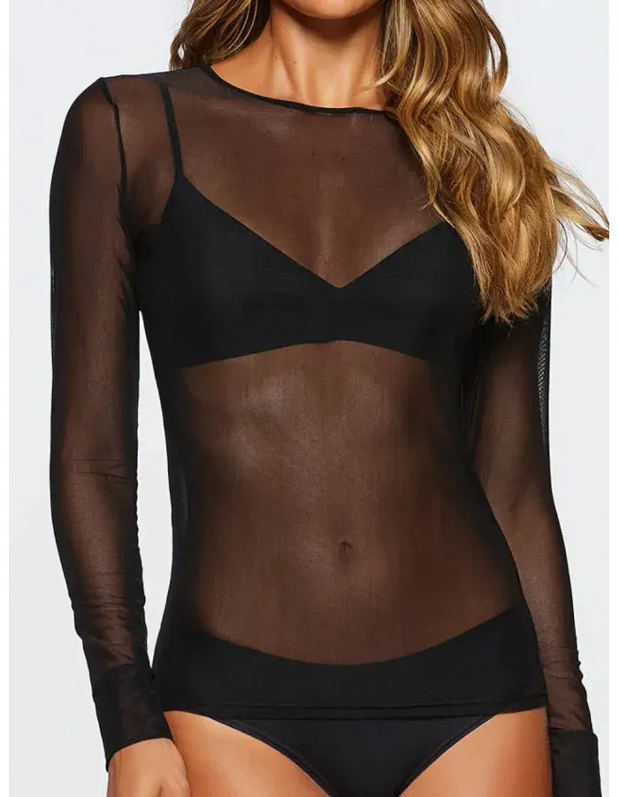 Basic Long-Sleeve Lounge Top