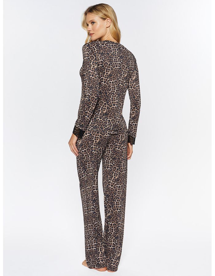 Animal Print Long Pajama Set, photo 2