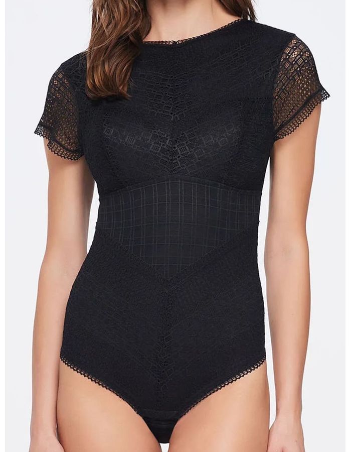 Mix Short-Sleeve Bodysuit