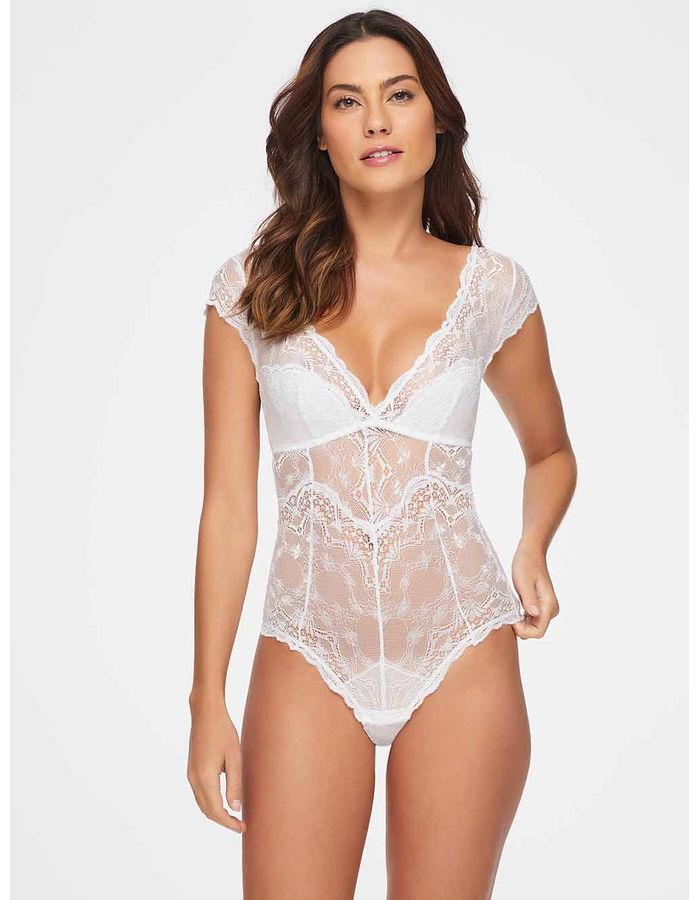Petal Short-Sleeve Bodysuit