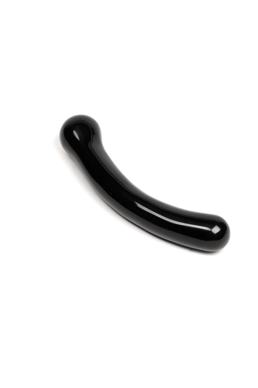 Curve Black Obsidian Dildo