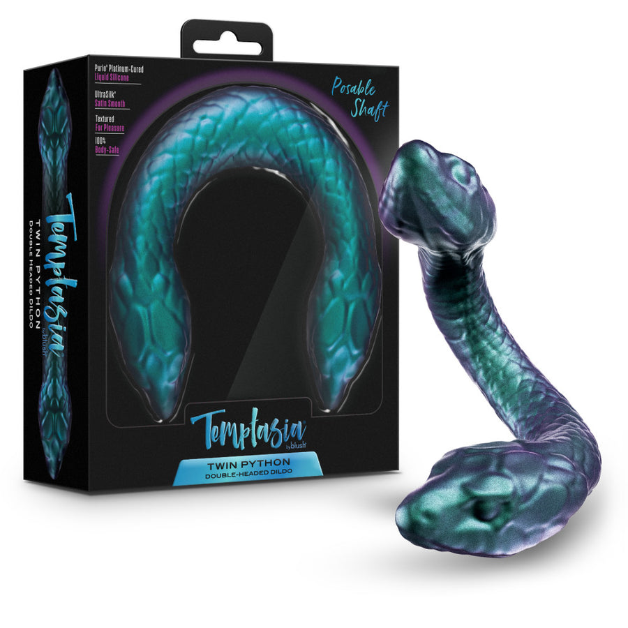 Twin Python Double Silicone Dildo
